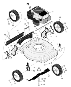 Part Location Diagram of F-000431L Murray Instruction Book